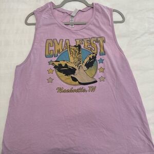 CMA FEST Sleveless Top Nashville Tennessee Size Xl